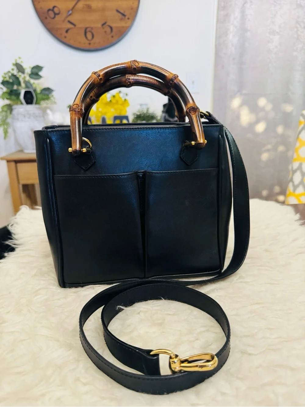 Gucci Diana Bamboo Mini Satchel Bag